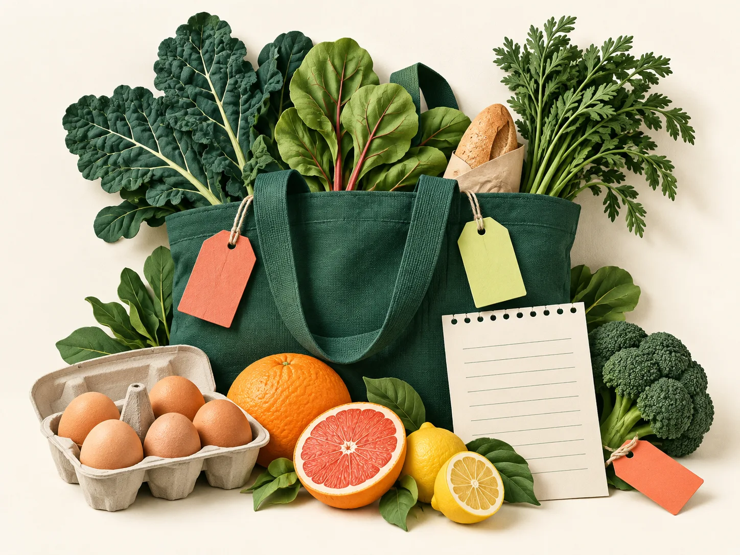 Editorial illustration for the FairPrice savings guide